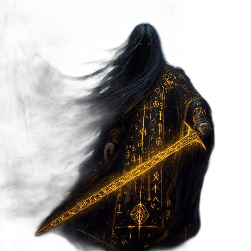 mask, jacket, sword, hair, cyberpunk, fantasy art, concept art, comic book art transparent PNG cut-out