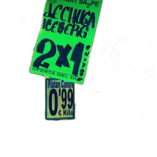staff, 3d render, green, grocery, store, display, signs, advertising transparent PNG cut-out