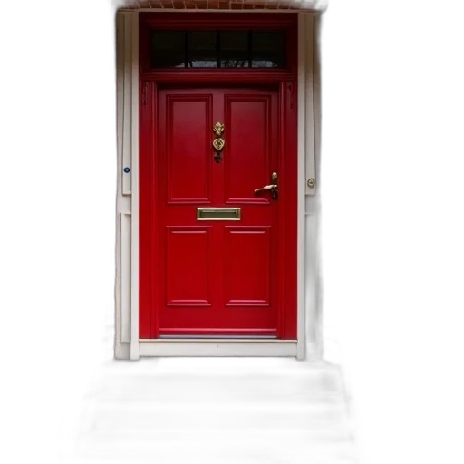 furniture, staff, building, 3d render, photorealistic, concept art, red, front transparent PNG cut-out