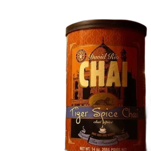 food, bottle, can, david, rio, tiger, spice, chai transparent PNG cut-out
