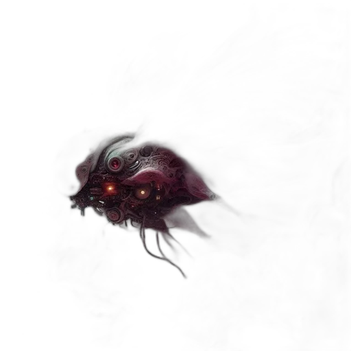 creature, dragon, mask, face, concept art, fantasy art, photorealistic, pixel art transparent PNG cut-out