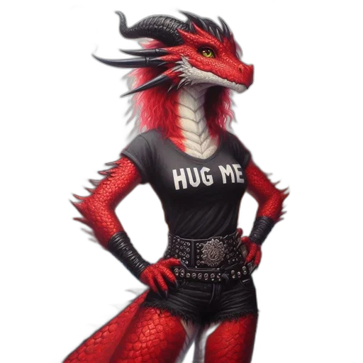 dragon, dress, creature, animal, concept art, fantasy art, pixel art, 3d render transparent PNG cut-out