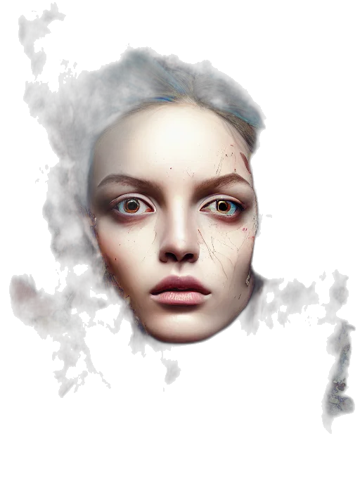 face, mask, robot, crown transparent PNG cut-out