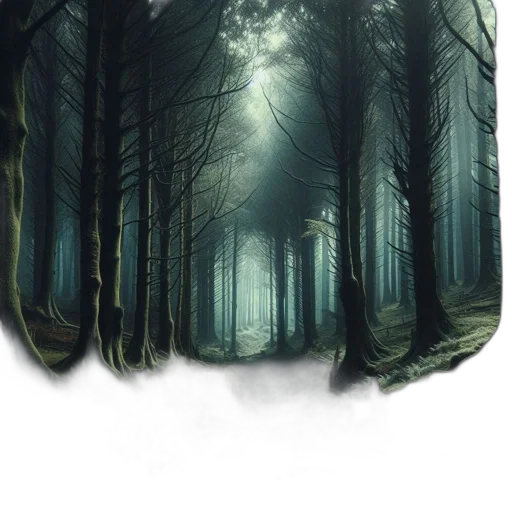 tree, mask, creature, concept art, fantasy art, photorealistic, comic book art, forest transparent PNG cut-out