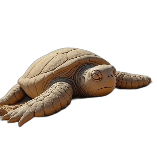 animal, creature, 3d render, photorealistic, concept art, detailed, sand, sculpture transparent PNG cut-out