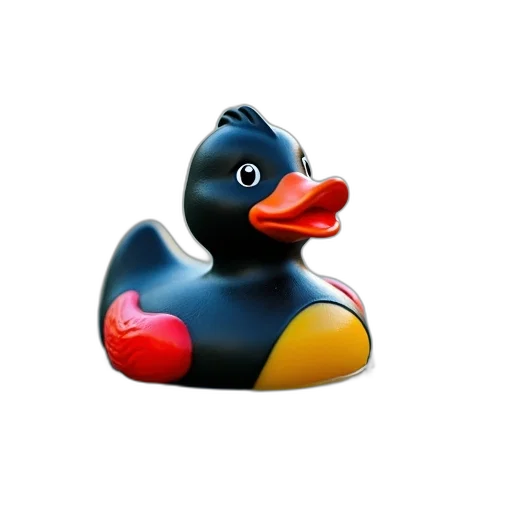 animal, 3d render, pixel art, photorealistic, concept art, dark, rubber, duck transparent PNG cut-out