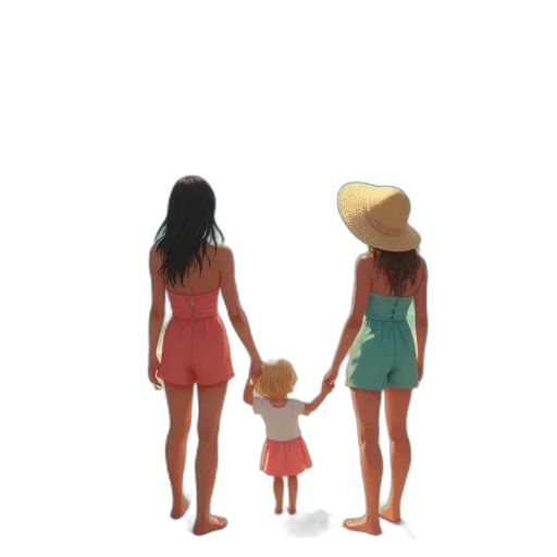 dress, hat, concept art, 3d render transparent PNG cut-out