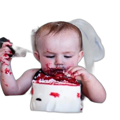 mask, weapon, face, baby, high, chair, cake, all transparent PNG cut-out