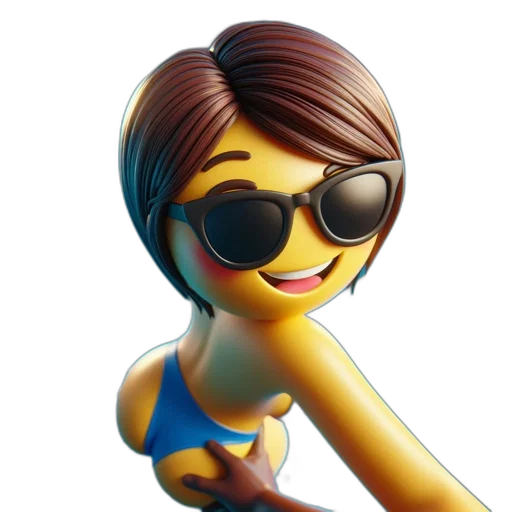 staff, face, 3d render, cartoon, photorealistic, concept art, animated, female transparent PNG cut-out