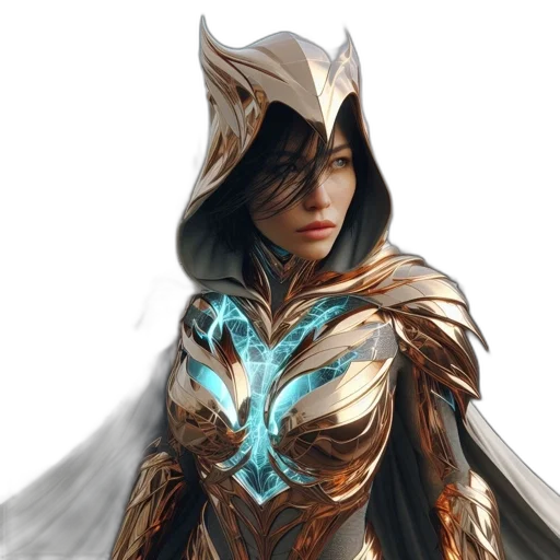 mask, fantasy art, concept art, comic book art, pixel art, dark, golden, shimmering transparent PNG cut-out