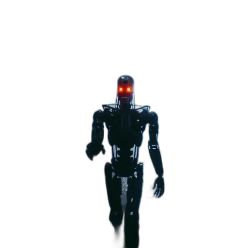 robot, creature, animal, mask, 3d render, concept art, cyberpunk, pixel art transparent PNG cut-out