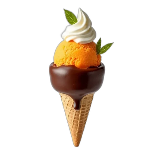food, crown, staff, hat, photorealistic, 3d render, close-up, image transparent PNG cut-out