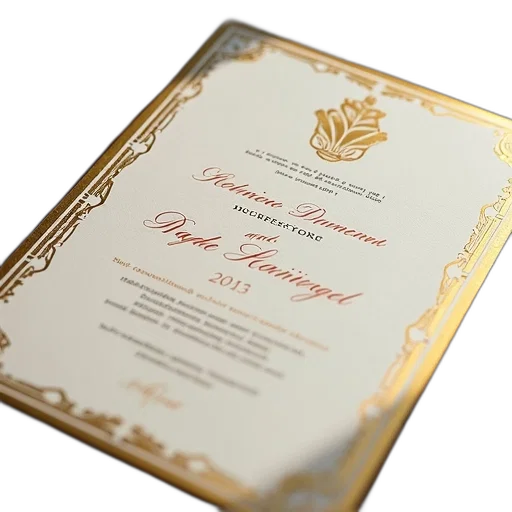 crown, jewelry, close-up, wedding, invitation, card, golden, border transparent PNG cut-out
