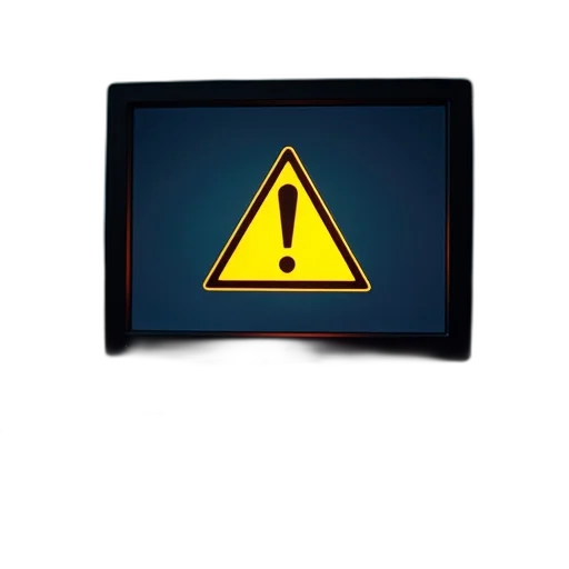 robot, staff, car, computer, warning, symbol, front transparent PNG cut-out