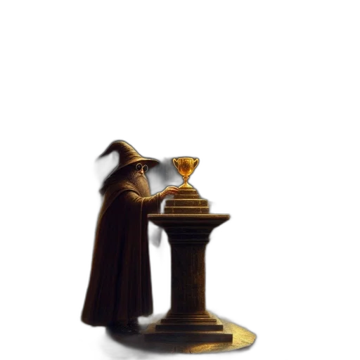 crown, staff, jewelry, hat, concept art, fantasy art, pixel art, 3d render transparent PNG cut-out