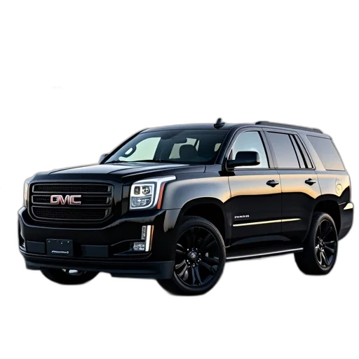 car, black, suv, parked, parking, lot, clear, view transparent PNG cut-out