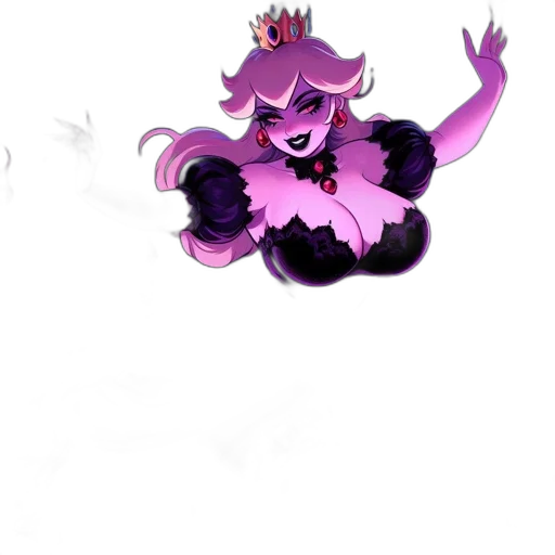 crown, creature, staff, animal, concept art, pixel art, vaporwave, fantasy art transparent PNG cut-out