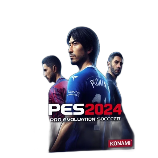 concept art, pro, evolution, soccer, 2024, pes, cover, art transparent PNG cut-out