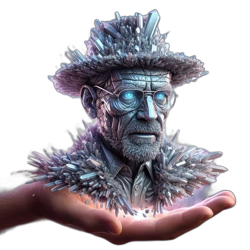 face, mask, hat, creature, 3d render, concept art, fantasy art, photorealistic transparent PNG cut-out