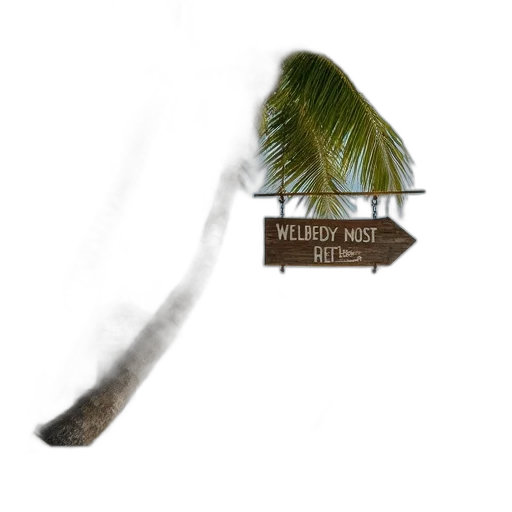 weapon, hair, sword, staff, concept art, 3d render, photorealistic, tropical transparent PNG cut-out