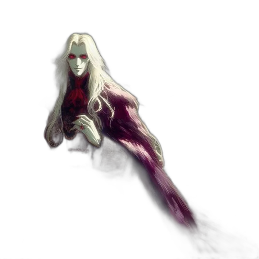 creature, hair, mask, robot, concept art, fantasy art, watercolor, comic book art transparent PNG cut-out