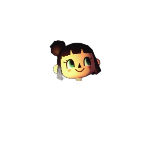 staff, face, hair, crown, pixel art, 3d render, concept art, cartoon transparent PNG cut-out