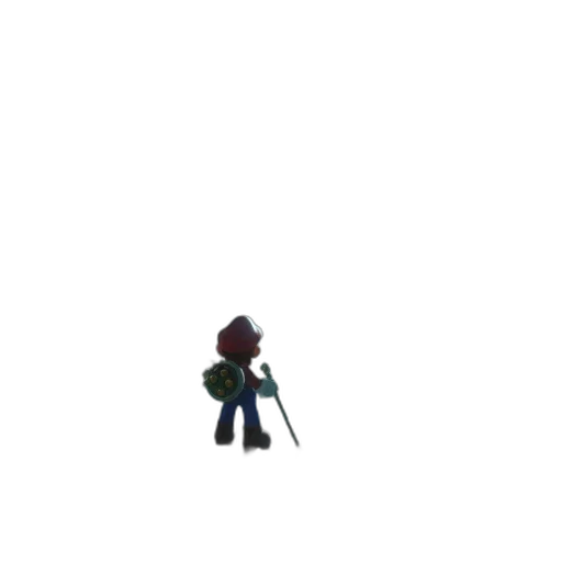 staff, sword, weapon, robot, pixel art, concept art, 3d render, fantasy art transparent PNG cut-out