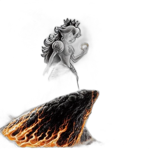 crown, hair, dragon, jewelry, concept art, photorealistic, fantasy art, watercolor transparent PNG cut-out
