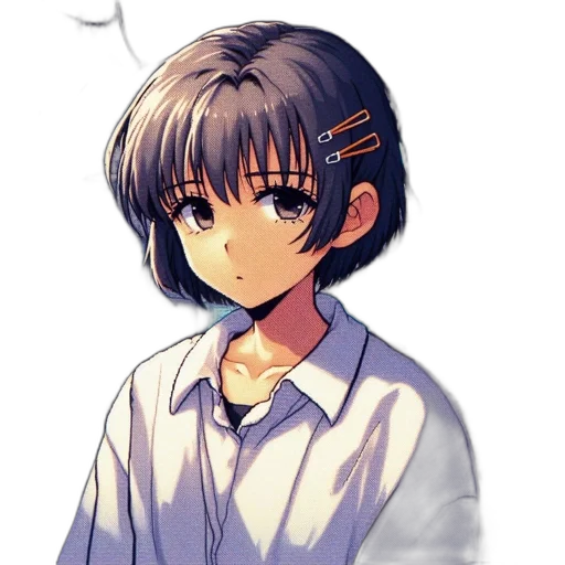 staff, face, robot, hair, anime, pixel art, photorealistic, concept art transparent PNG cut-out