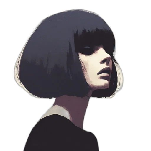 face, hat, mask, hair, concept art, photorealistic, anime, fantasy art transparent PNG cut-out