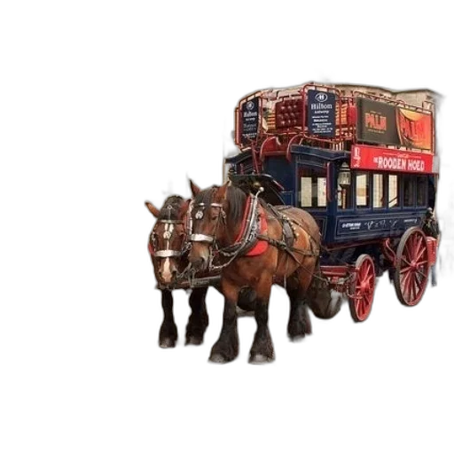 car, animal, furniture, 3d render, concept art, photorealistic, oil painting, horse-drawn transparent PNG cut-out