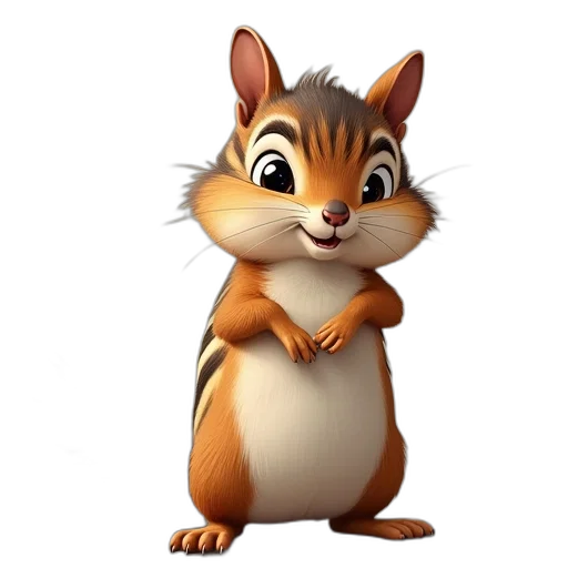 animal, staff, creature, 3d render transparent PNG cut-out