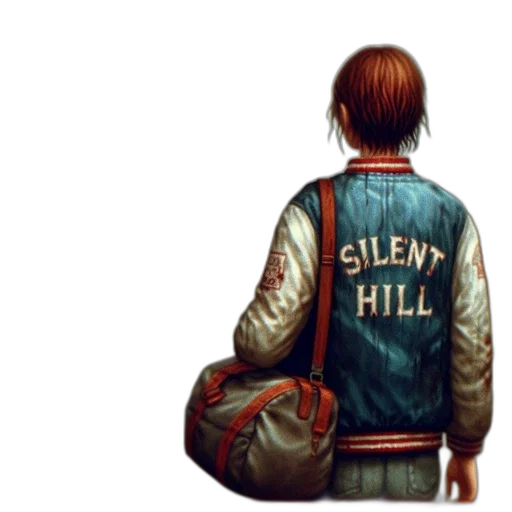 jacket, concept art, pixel art, photorealistic, comic book art, character, short, red transparent PNG cut-out