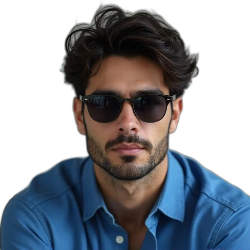 face, staff, hair, jacket, photorealistic, cartoon, 3d render, oil painting transparent PNG cut-out