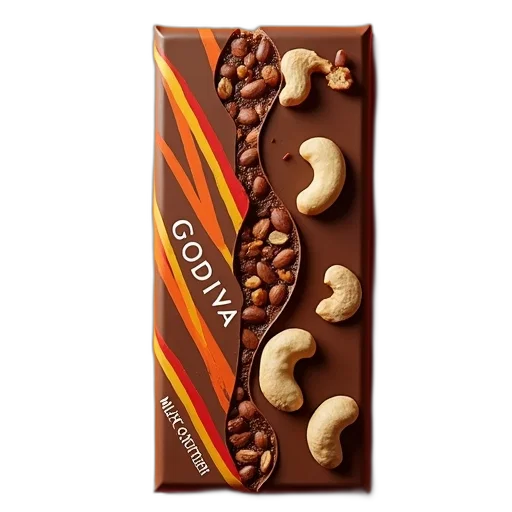 food, close-up, image, chocolate, bar, brand, name, godiva transparent PNG cut-out