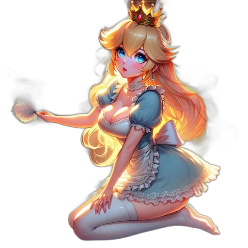 staff, crown, fantasy art, concept art, pixel art, anime, fire, golden transparent PNG cut-out