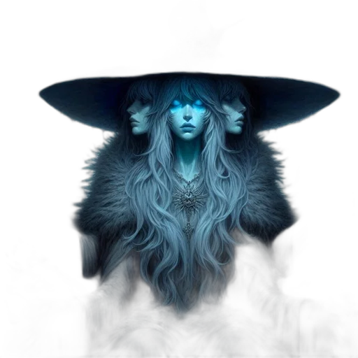 hat, mask, hair, creature transparent PNG cut-out