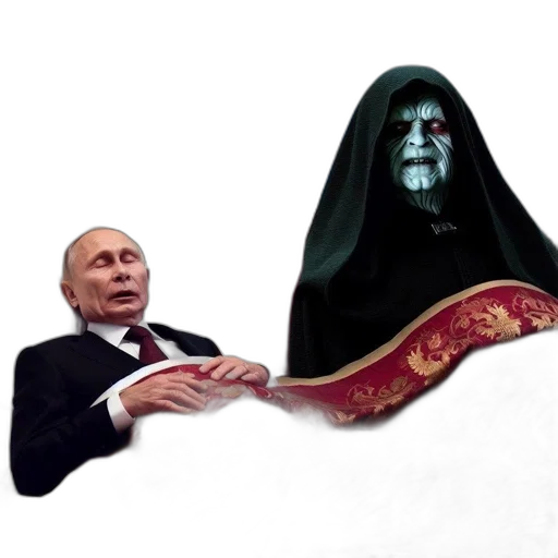 mask, weapon, staff, jacket, concept art, two, figures, lie transparent PNG cut-out