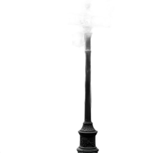 staff, sword, umbrella, furniture, 3d render, black, white, photograph transparent PNG cut-out
