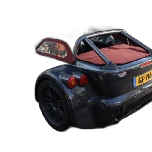 car, 3d render, concept art, photorealistic, black, sports, red, roof transparent PNG cut-out