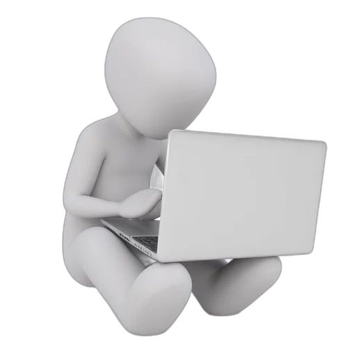 staff, robot, furniture, 3d render transparent PNG cut-out