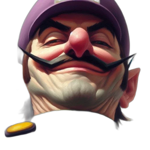 face, staff, hat, mask, concept art, 3d render, photorealistic, watercolor transparent PNG cut-out