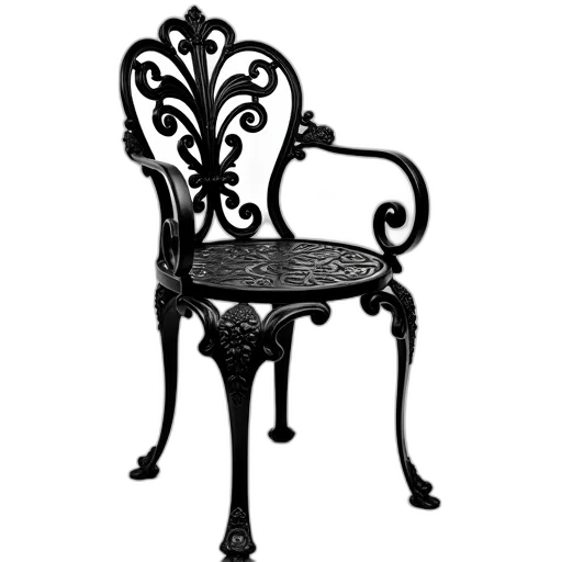 furniture, crown, staff, jewelry, 3d render, photorealistic, concept art, monochrome transparent PNG cut-out