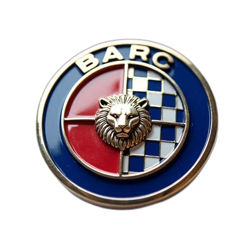 car, crown, staff, close-up, shiny, metallic, badge, featuring transparent PNG cut-out