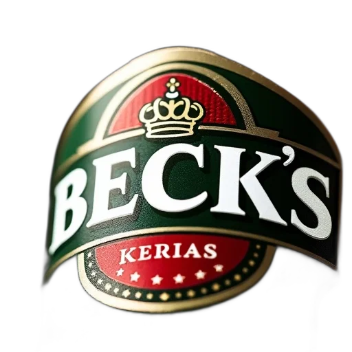 first, image, shows, close-up, bottle, label, word, becks transparent PNG cut-out