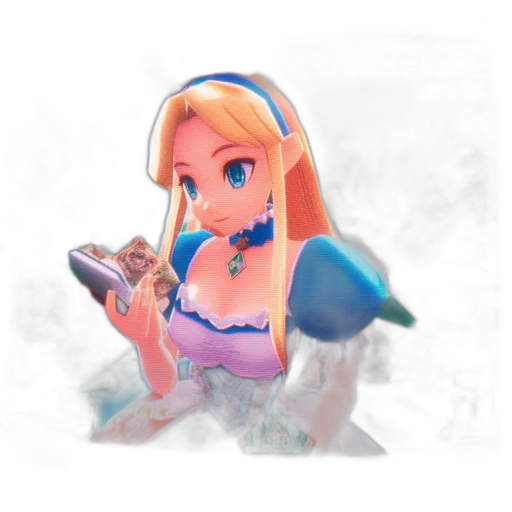 dress, weapon, robot, staff, 3d render, concept art, fantasy art, pixel art transparent PNG cut-out