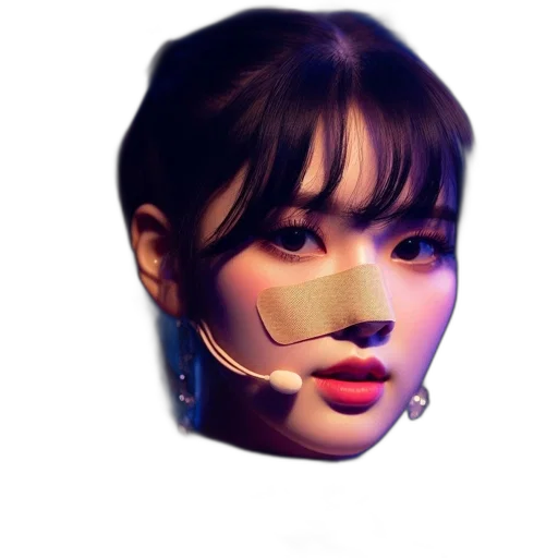 mask, face, jewelry, robot, vaporwave, cyberpunk, photorealistic, oil painting transparent PNG cut-out