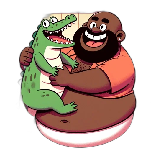 creature, animal, concept art, cartoon, pixel art, 3d render, amicable, man transparent PNG cut-out