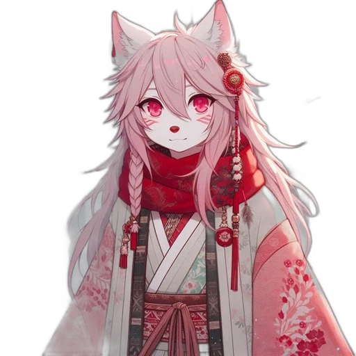 staff, mask, animal, creature, pixel art, anime, concept art, fantasy art transparent PNG cut-out