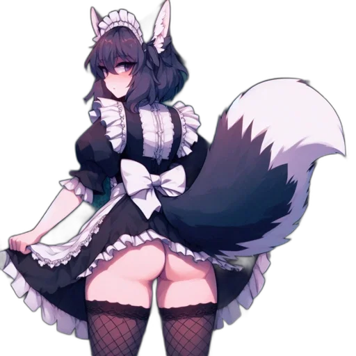 staff, dress, creature, animal, pixel art, anime, concept art, fantasy art transparent PNG cut-out